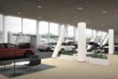 Projekt konstrukcyjny salonu samochodowego AUDI - wiz. 10-03