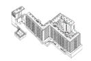 Projekt konstrukcyjny kompleksu budynków mieszkalnych - rys. 01-03